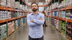 Derek at a vitamin warehouse